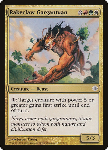Image for Rakeclaw Gargantuan (186) [Shards of Alara]