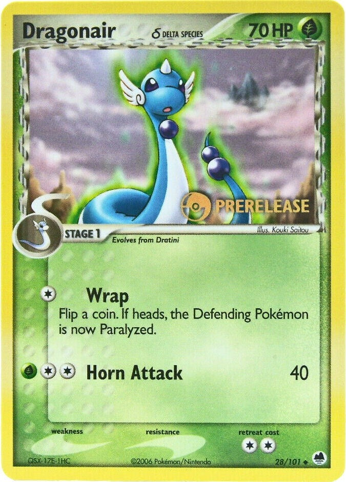 Image for Dragonair (Delta Species) (28/101) [Nintendo Promos]