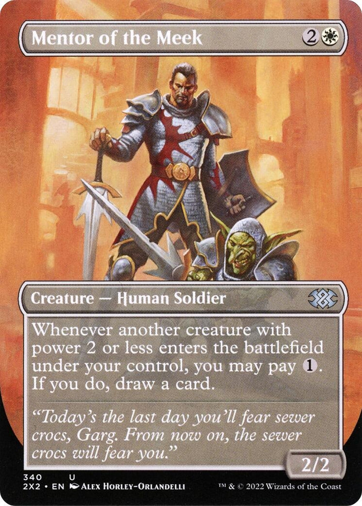 Image for Mentor of the Meek (Borderless) (340) [Double Masters 2022]