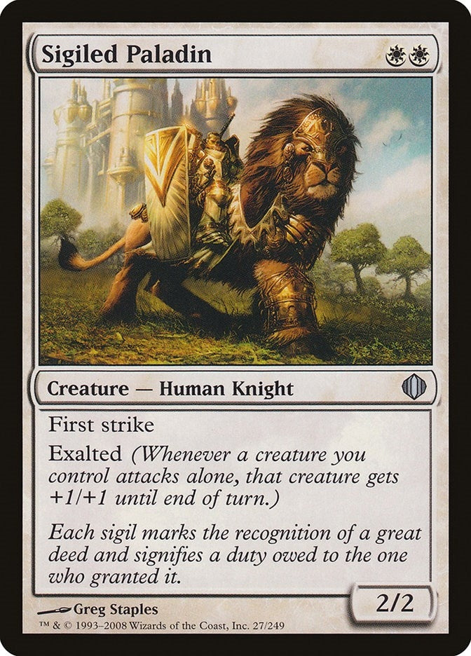 Image for Sigiled Paladin (27) [Shards of Alara]