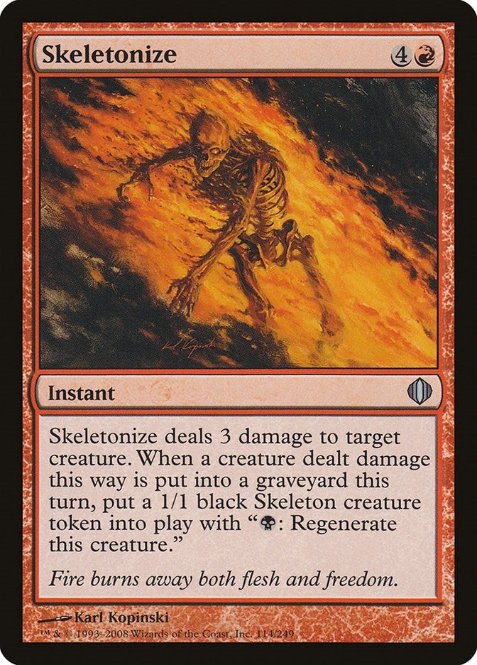 Image for Skeletonize (114) [Shards of Alara]