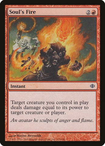 Image for Soul's Fire (115) [Shards of Alara]