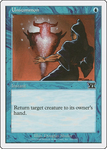 Image for Unsummon (103) - Magic: The Gathering