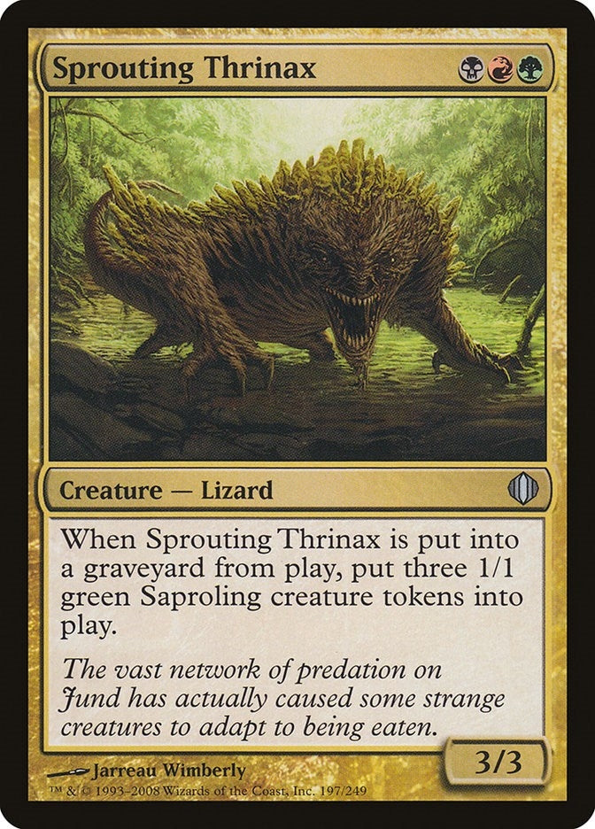 Image for Sprouting Thrinax (197) [Shards of Alara]