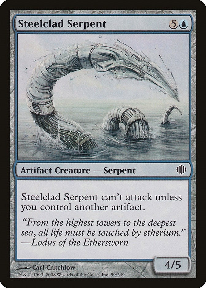 Image for Steelclad Serpent (59) - Magic: The Gathering