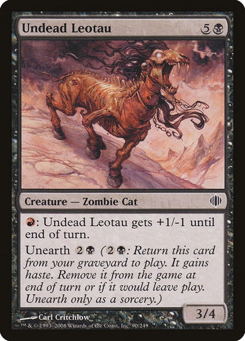Image for Undead Leotau (90) - Magic: The Gathering