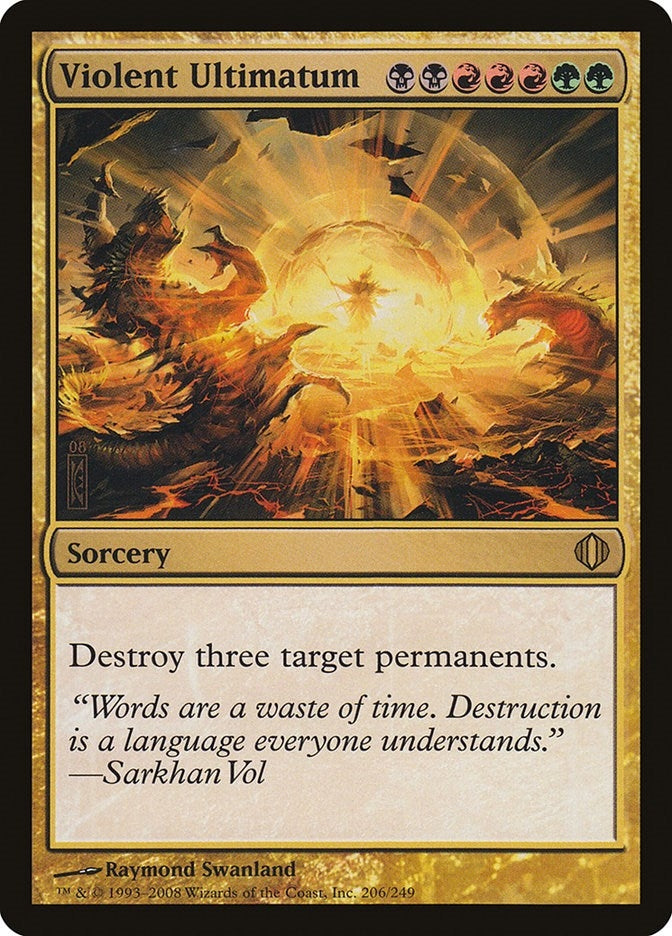 Image for Violent Ultimatum (206) [Shards of Alara]