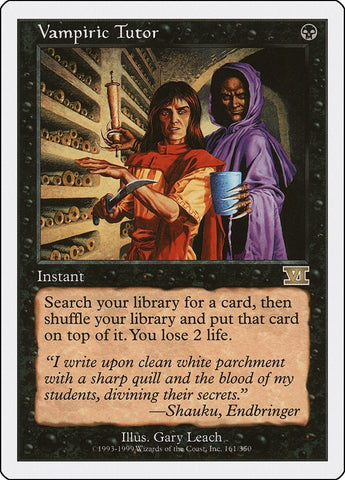 Image for Vampiric Tutor (161) - Magic: The Gathering