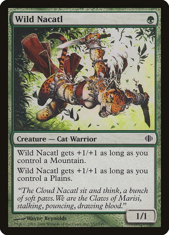 Image for Wild Nacatl (152) - Magic: The Gathering
