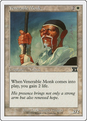 Image for Venerable Monk (50) - Magic: The Gathering