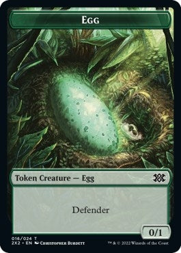 Image for Egg // Angel Double-Sided Token (16 // 3) [Double Masters 2022]
