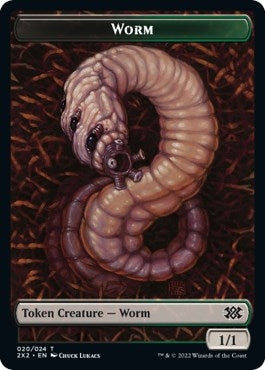 Image for Worm // Vampire Double-Sided Token (20 // 9) [Double Masters 2022]