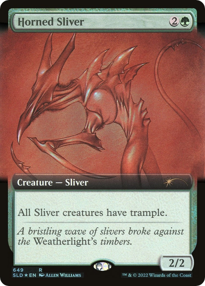 Image for Horned Sliver (Extended Art) (649) [Secret Lair Drop Series]
