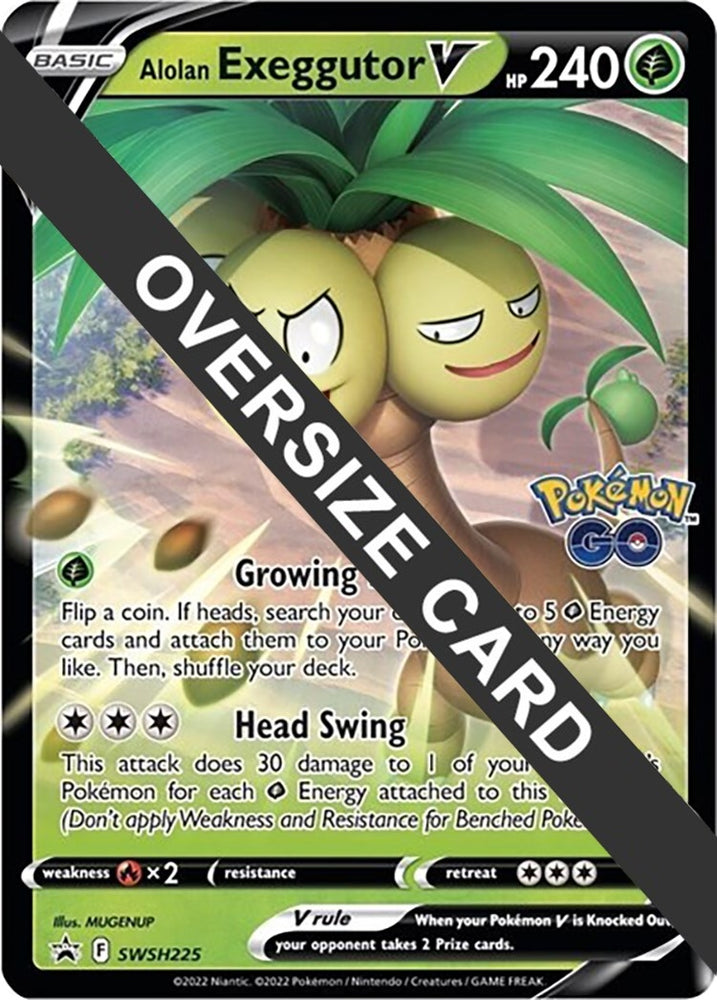 Image for Alolan Exeggutor V (SWSH225) [Jumbo Cards]