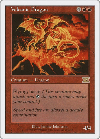 Image for Volcanic Dragon (214) - Magic: The Gathering