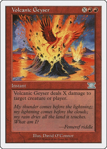 Image for Volcanic Geyser (215) - Magic: The Gathering