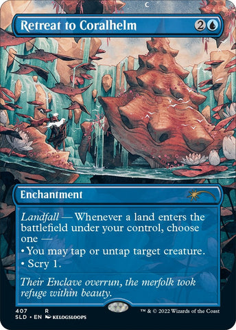 Image for Retreat to Coralhelm (Borderless) (407) [Secret Lair Drop Series]