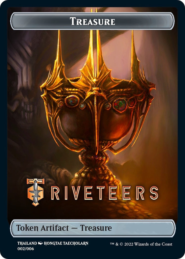 Image for Treasure Token (Riveteers) [SEA Exclusive] (002/006) [Streets of New Capenna]