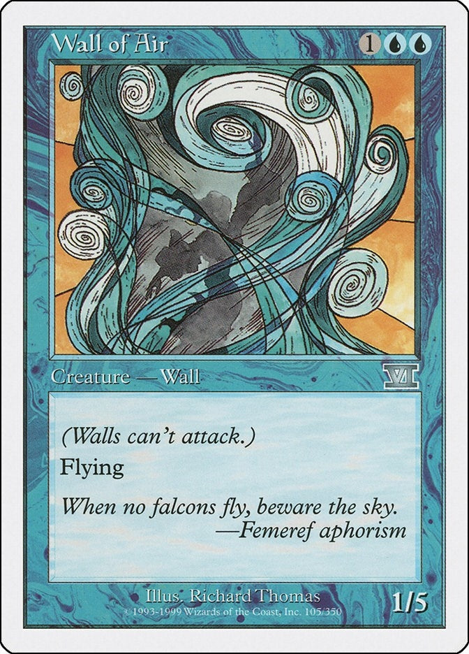 Image for Wall of Air (105) - Magic: The Gathering