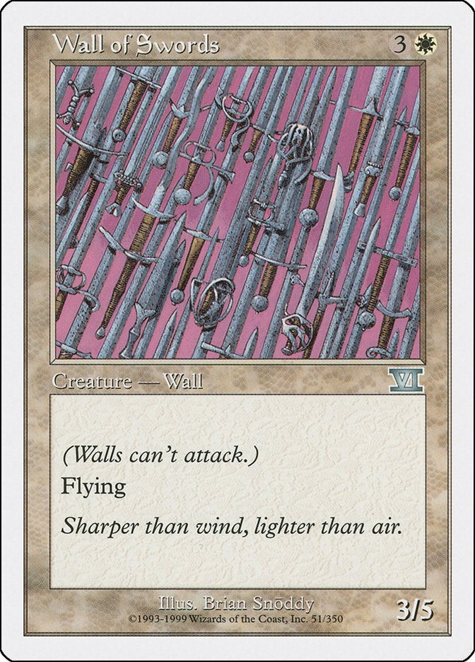 Image for Wall of Swords (51) - Magic: The Gathering