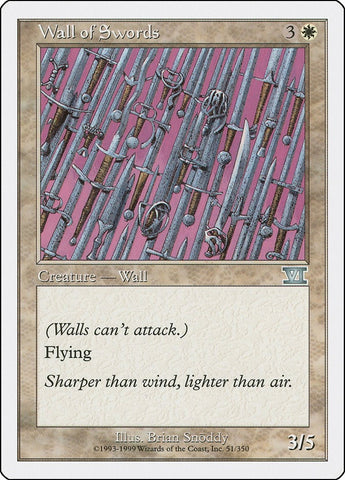 Image for Wall of Swords (51) - Magic: The Gathering