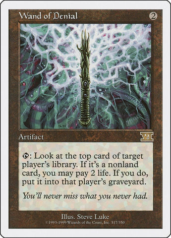 Image for Wand of Denial (317) - Magic: The Gathering