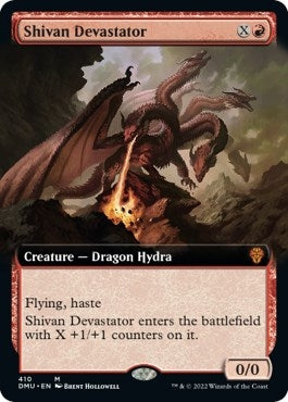 Image for Shivan Devastator (Extended Art) (410) [Dominaria United]