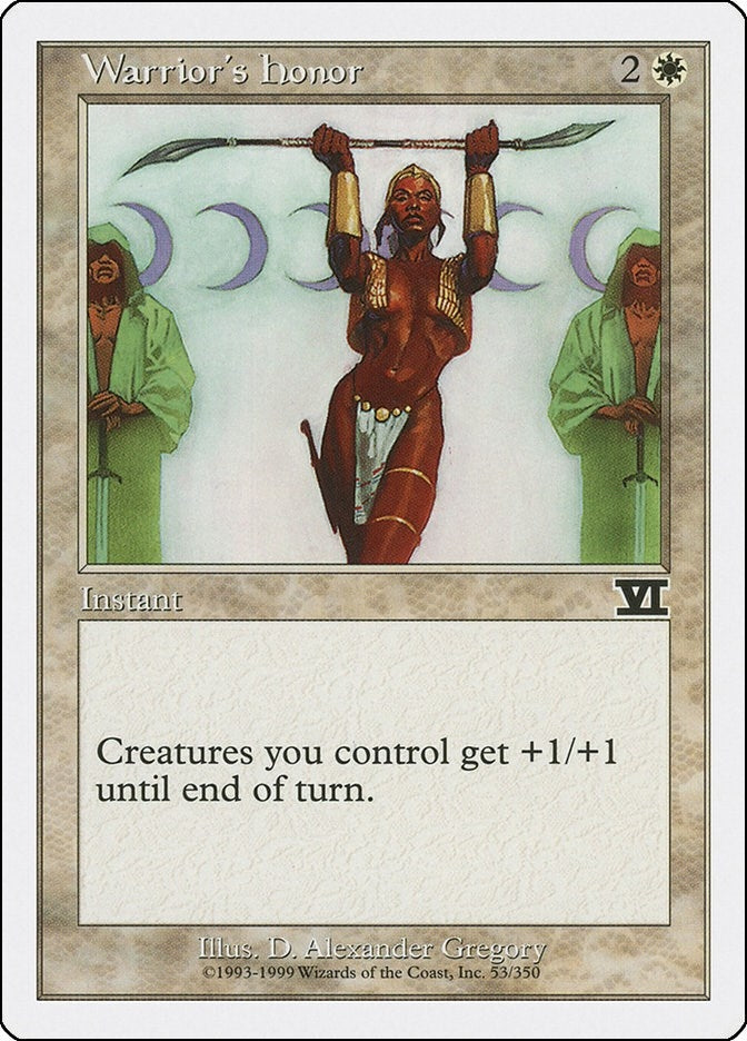 Image for Warrior's Honor (53) [Classic Sixth Edition]