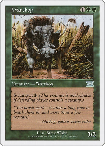 Image for Warthog (267) - Magic: The Gathering