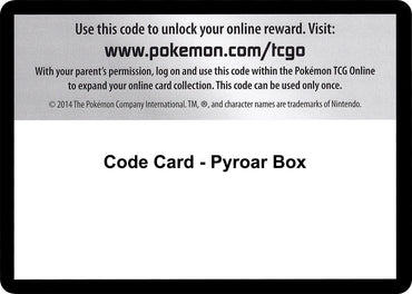 Image for Code Card - Pyroar Box - Pokemon
