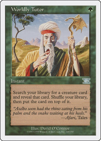 Image for Worldly Tutor (269) - Magic: The Gathering
