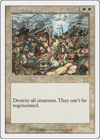 Image for Wrath of God (54) - Magic: The Gathering