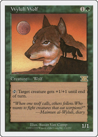 Image for Wyluli Wolf (270) - Magic: The Gathering