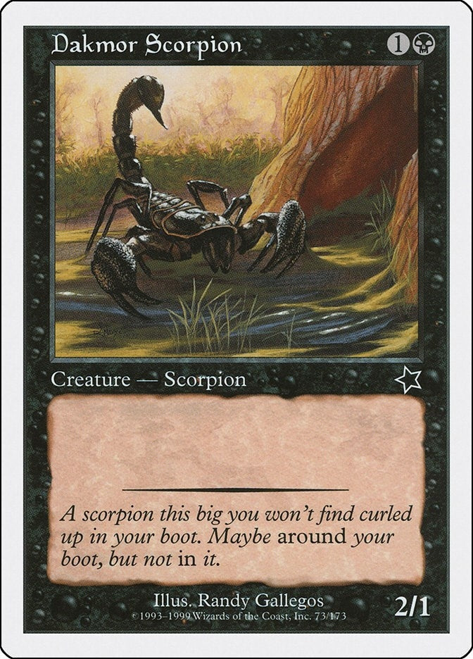Image for Dakmor Scorpion (73) [Starter 1999]