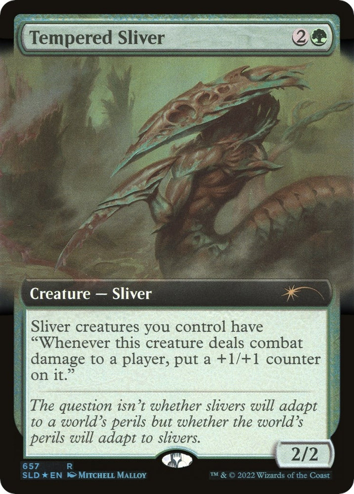 Image for Tempered Sliver (Extended Art) (657) [Secret Lair Drop Series]