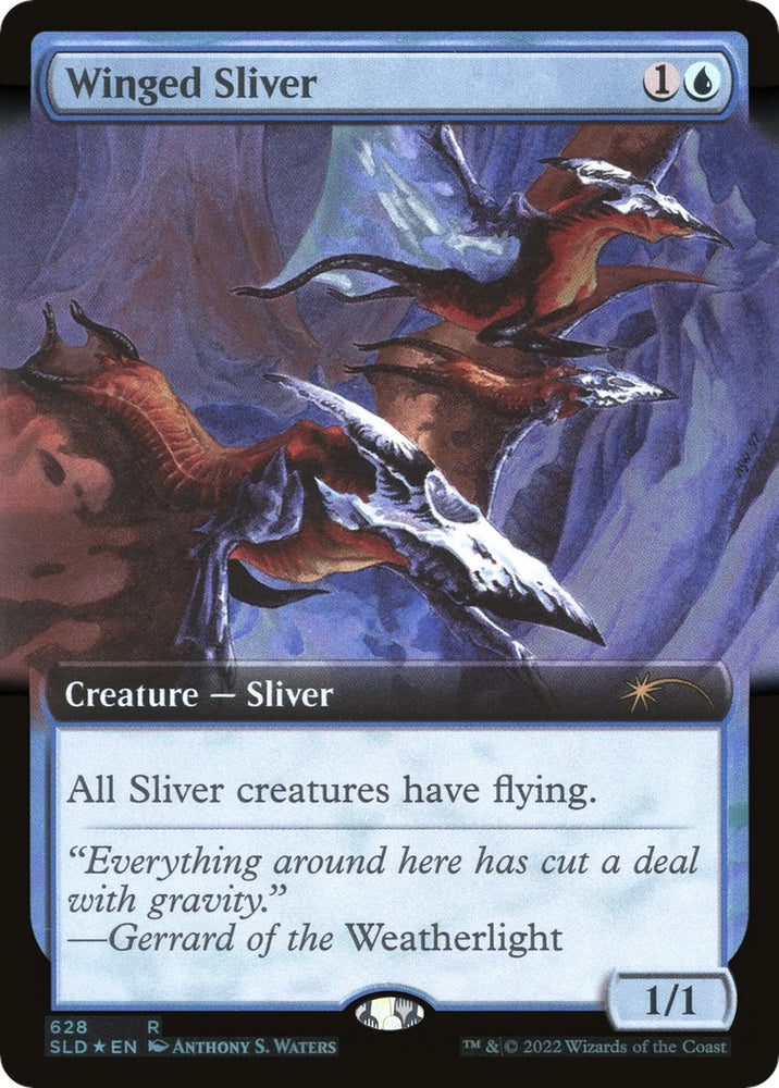 Image for Winged Sliver (Extended Art) (628) [Secret Lair Drop Series]