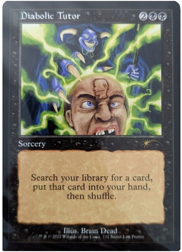 Image for Diabolic Tutor (721) (721) [Secret Lair Drop Series]