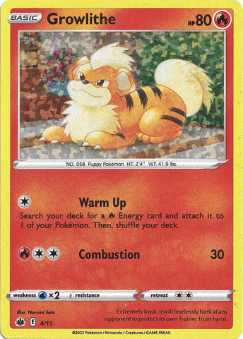 Image for Growlithe (004/015) - Pokemon