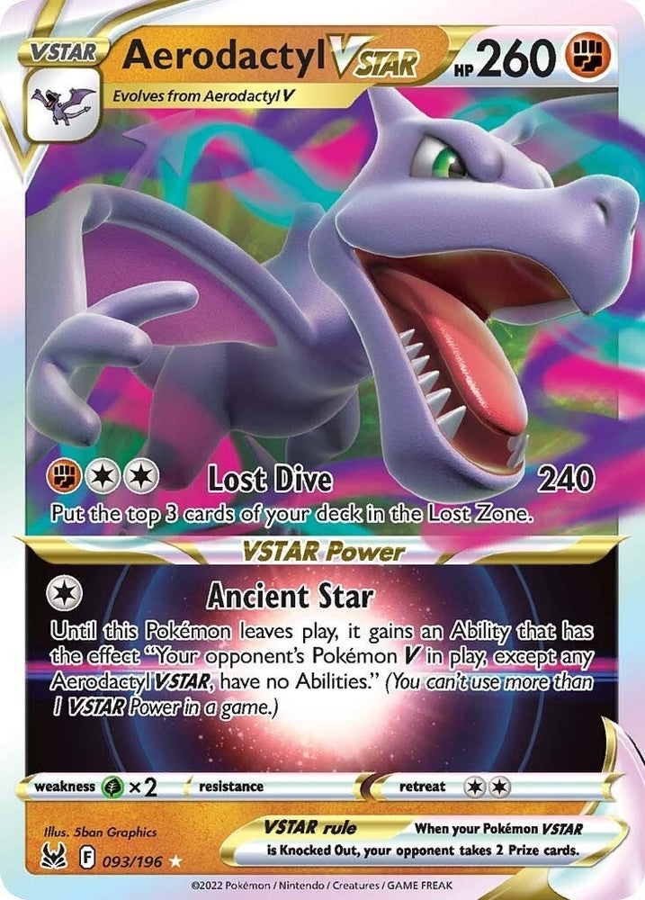 Image for Aerodactyl VSTAR (093/196) [SWSH11: Lost Origin]