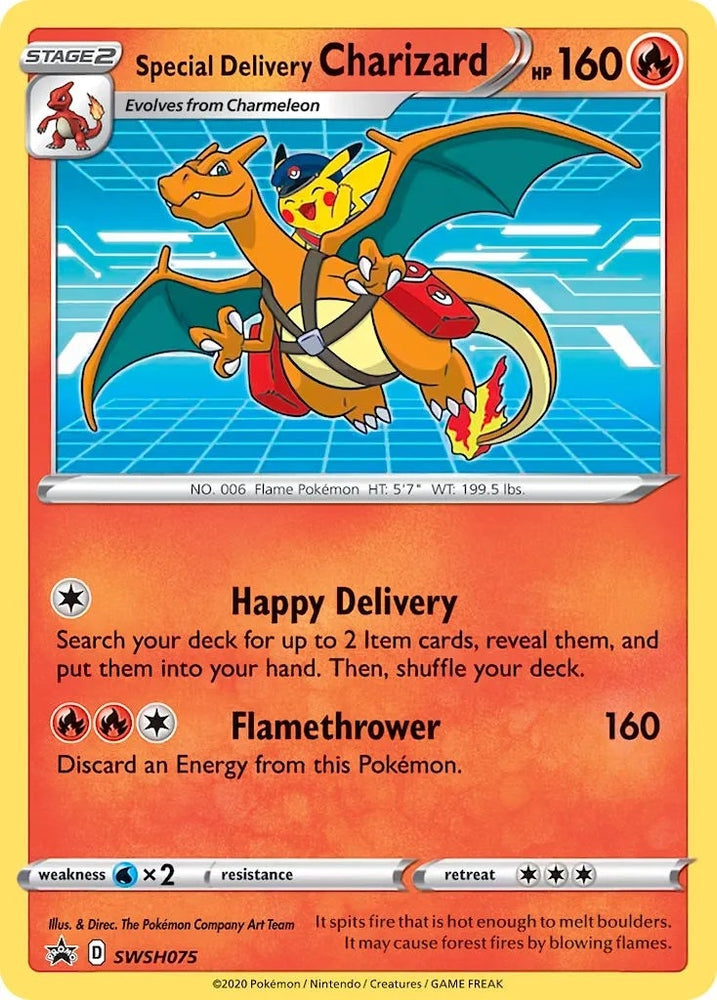 Image for Special Delivery Charizard - SWSH075 (SWSH075) [SWSH: Sword & Shield Promo Cards]