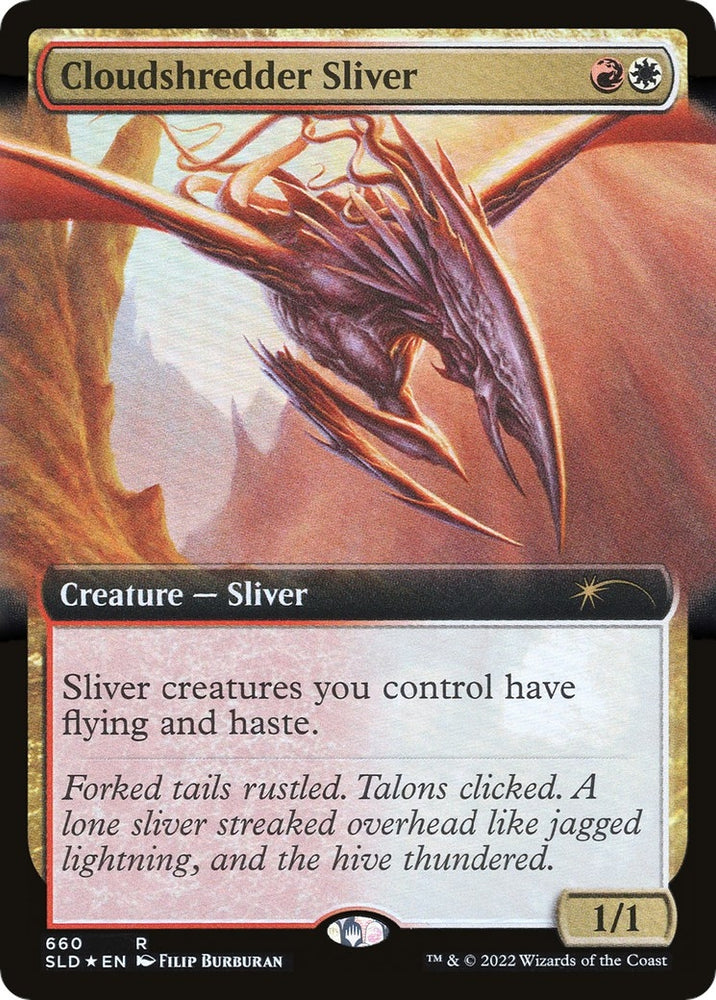Image for Cloudshredder Sliver (Extended Art) (660) [Secret Lair Drop Series]