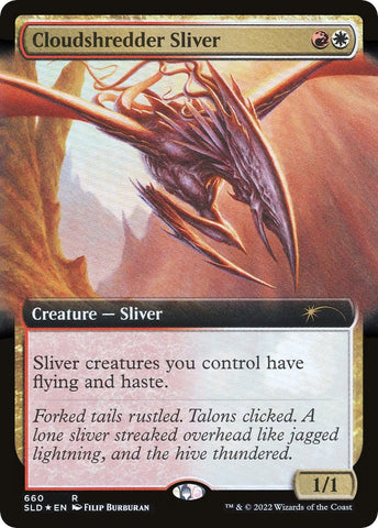 Image for Cloudshredder Sliver (Extended Art) (660) [Secret Lair Drop Series]