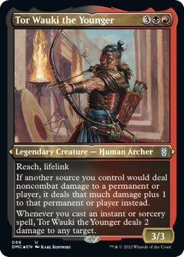 Image for Tor Wauki the Younger (Foil Etched) (68) [Commander: Dominaria United]