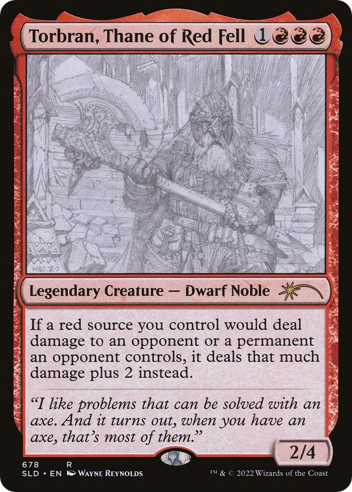 Image for Torbran, Thane of Red Fell (678) (678) [Secret Lair Drop Series]