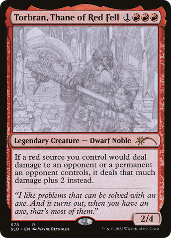 Image for Torbran, Thane of Red Fell (678) (678) [Secret Lair Drop Series]