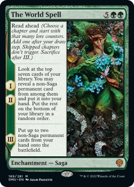 Image for The World Spell (189) [Dominaria United]