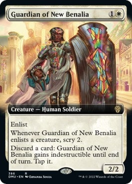 Image for Guardian of New Benalia (Extended Art) (386) [Dominaria United]