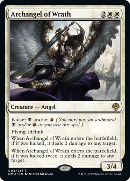 Image for Archangel of Wrath (3) [Dominaria United]