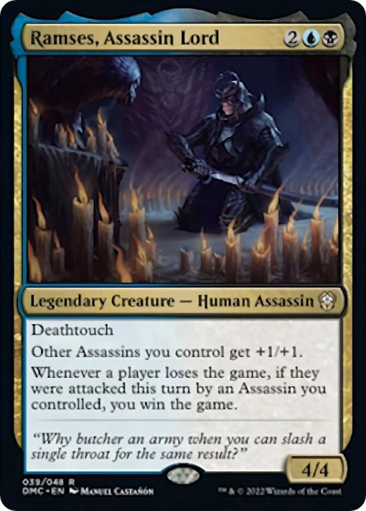 Image for Ramses, Assassin Lord (39) [Commander: Dominaria United]