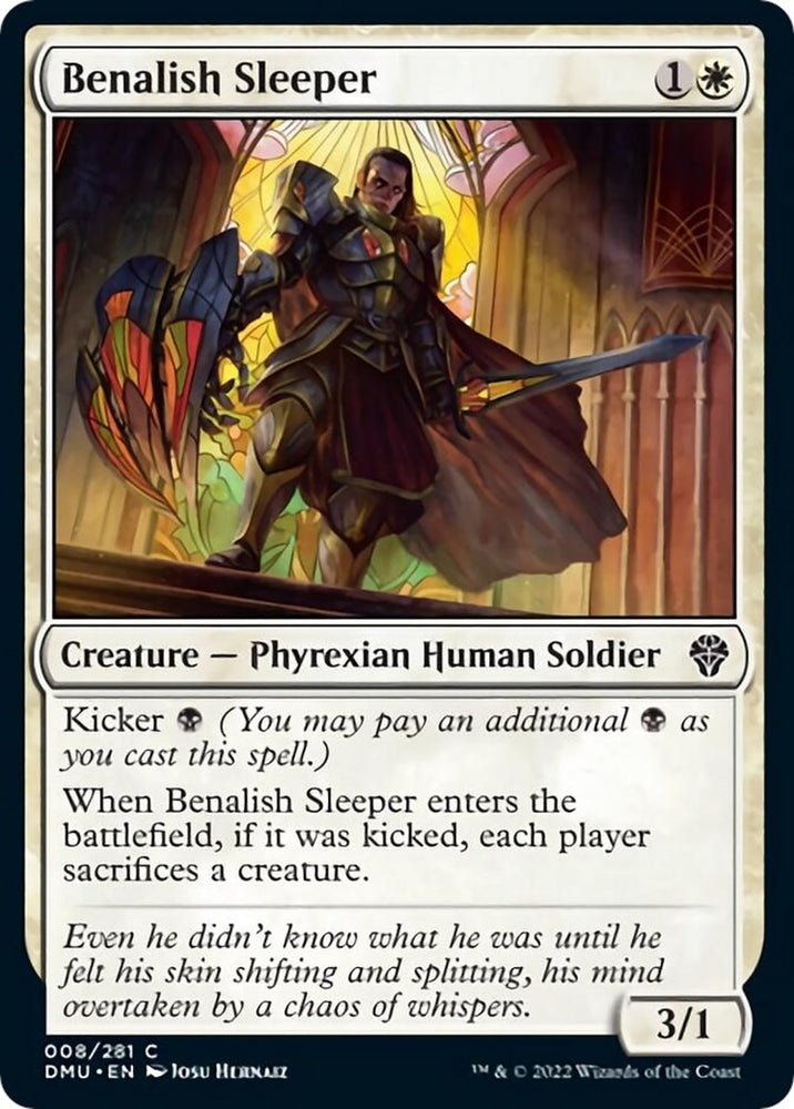 Image for Benalish Sleeper (8) [Dominaria United]